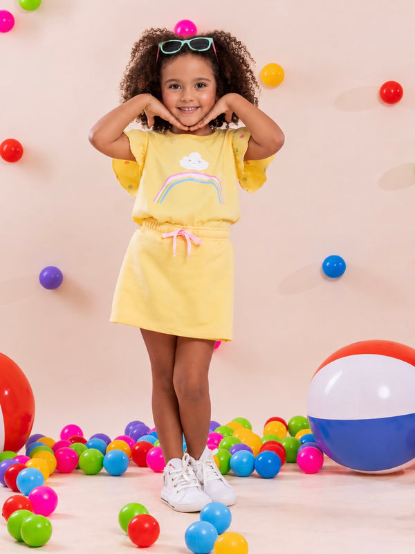 Conjunto Infantil Arco-Íris | Banho de Chuva