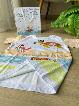 Camiseta Infantil Fundo do Mar