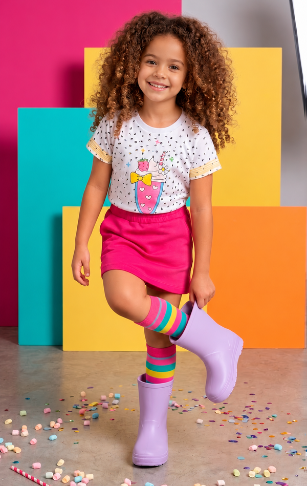 Conjunto Infantil Milk-Shake | Banho de Chuva