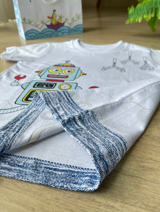 Camiseta Infantil Robô