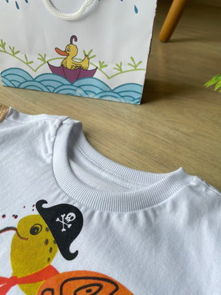 Camiseta Infantil Fundo do Mar