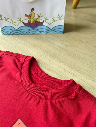 Camiseta Infantil Dino Patinete