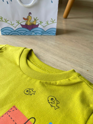 Camiseta Infantil Tubarão
