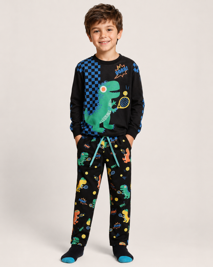 Conjunto de Inverno Infantil Dino | Banho de Chuva