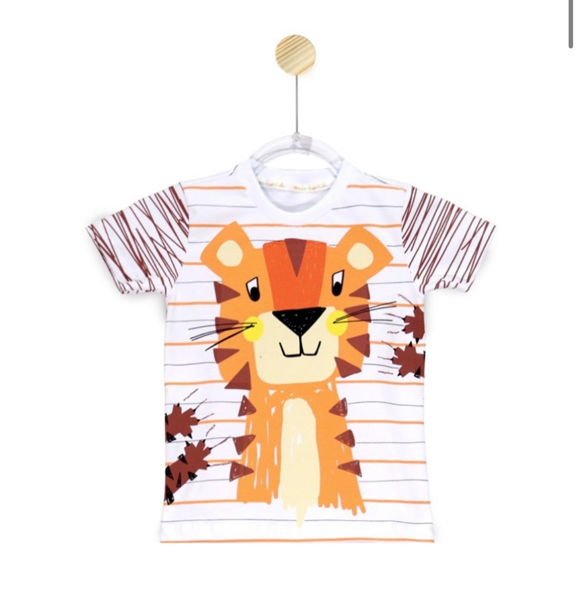 Camiseta Infantil Tigre Donos da Bagunça | Banho de Chuva