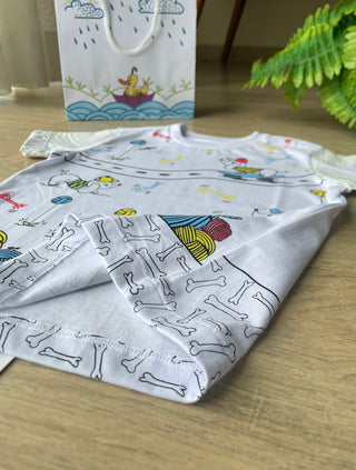 Camiseta Infantil Cachorrinho