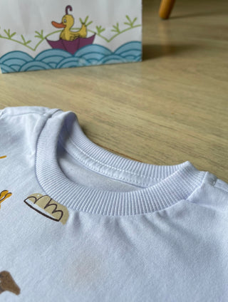 Camiseta Infantil Girafa