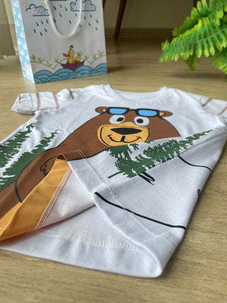 Camiseta Infantil Urso