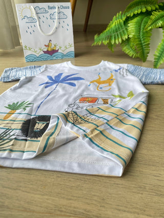 Camiseta Infantil Safari
