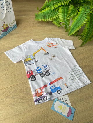 Camiseta Infantil Construção